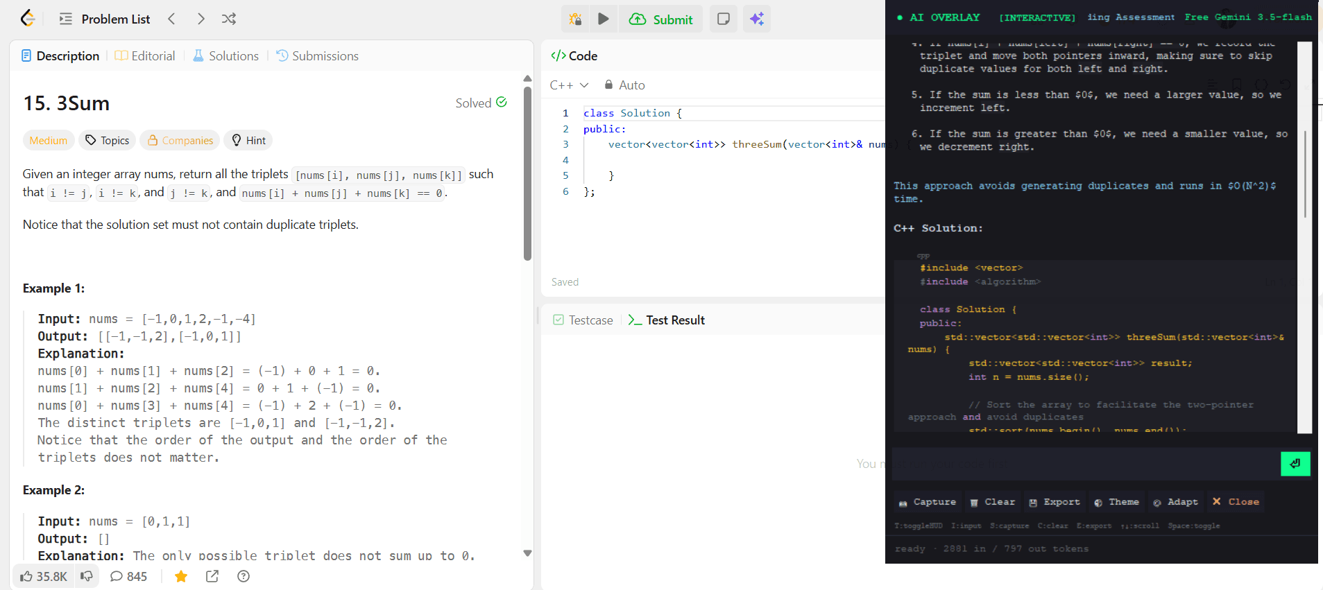 AIOverlayAgent LeetCode Dark Mode